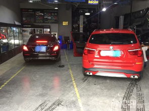 镇江车工厂改装服务 宝马X3十一升级原装折叠后视镜、智能电动踏板及RES卡宴排气，打造电动防爆全能车型